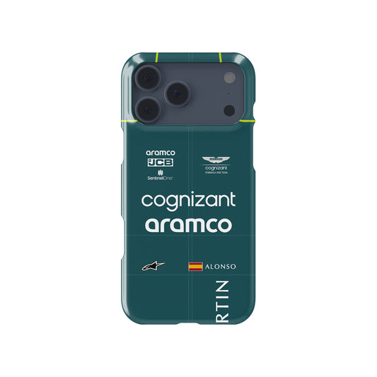 Fernando Alonso 2023 Racing Suit Formula 1 racing iPhone case view 1