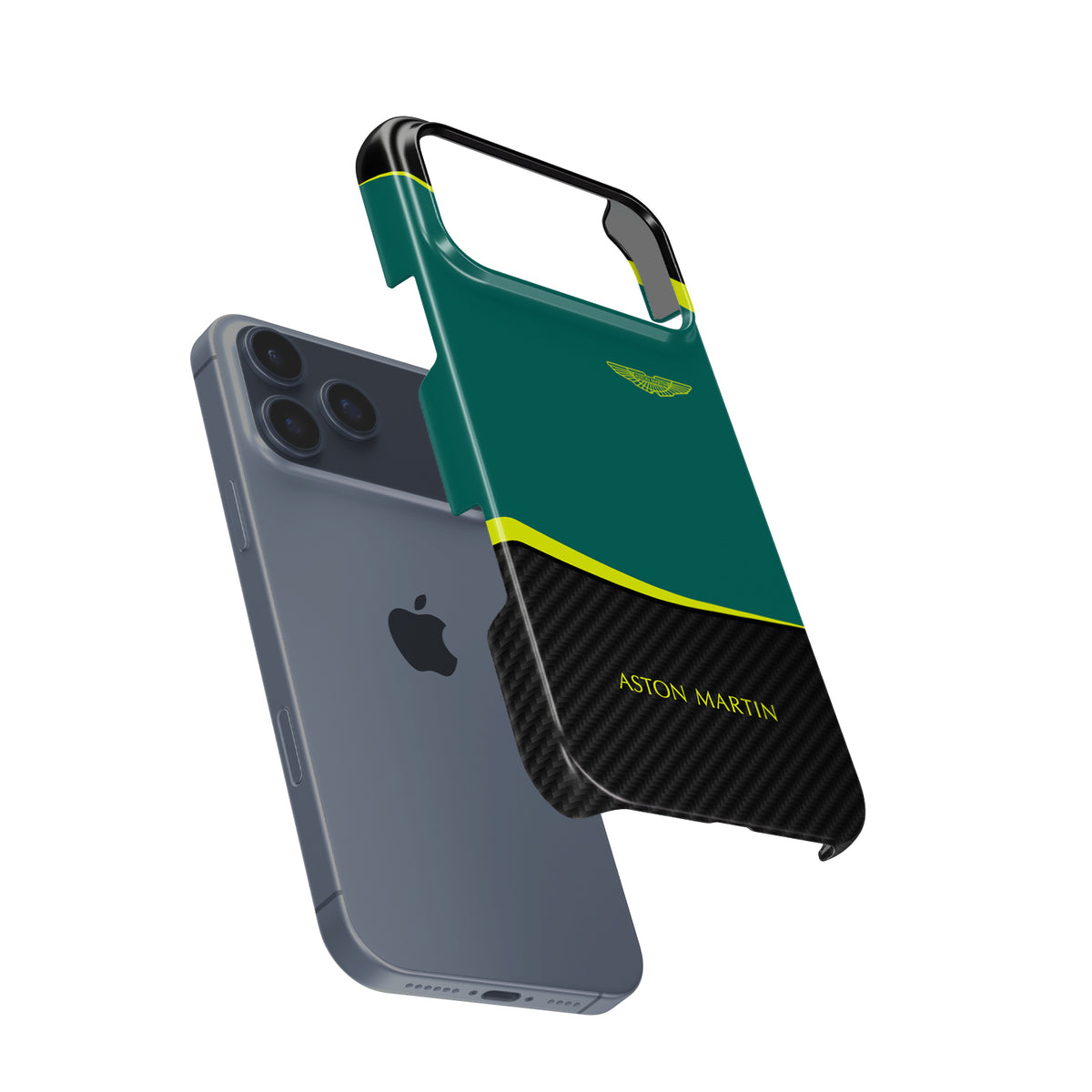 Aston Martin AMR22 Formula 1 racing iPhone case view 3