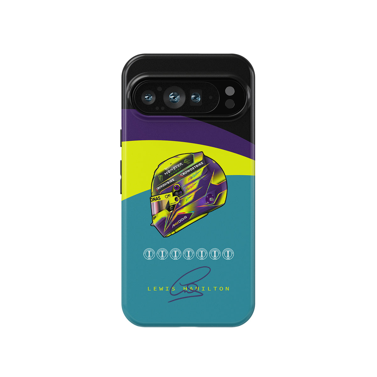 Lewis Hamilton Legacy Case - 2023 Helmet Design