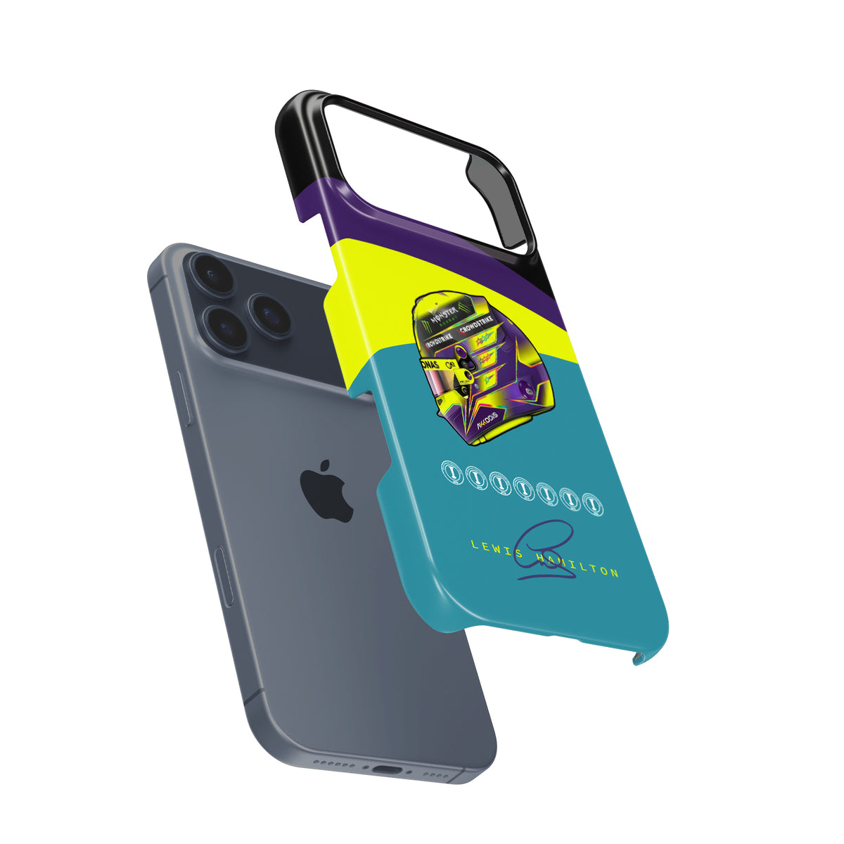 2023 Lewis Hamilton Helmet iPhone Case - Racing Legend Edition