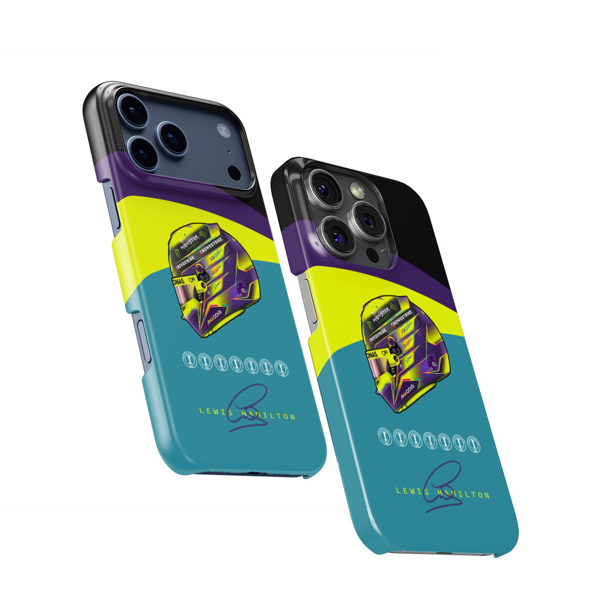 2023 Lewis Hamilton Helmet iPhone Case - Racing Legend Edition