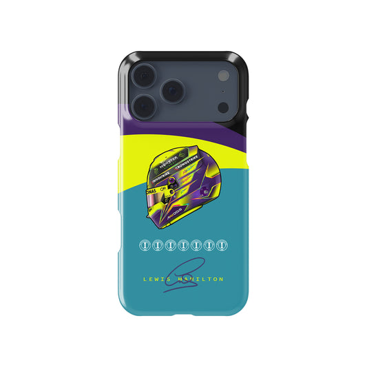 2023 Lewis Hamilton Helmet - Racing Legend Edition Formula 1 racing iPhone case view 1