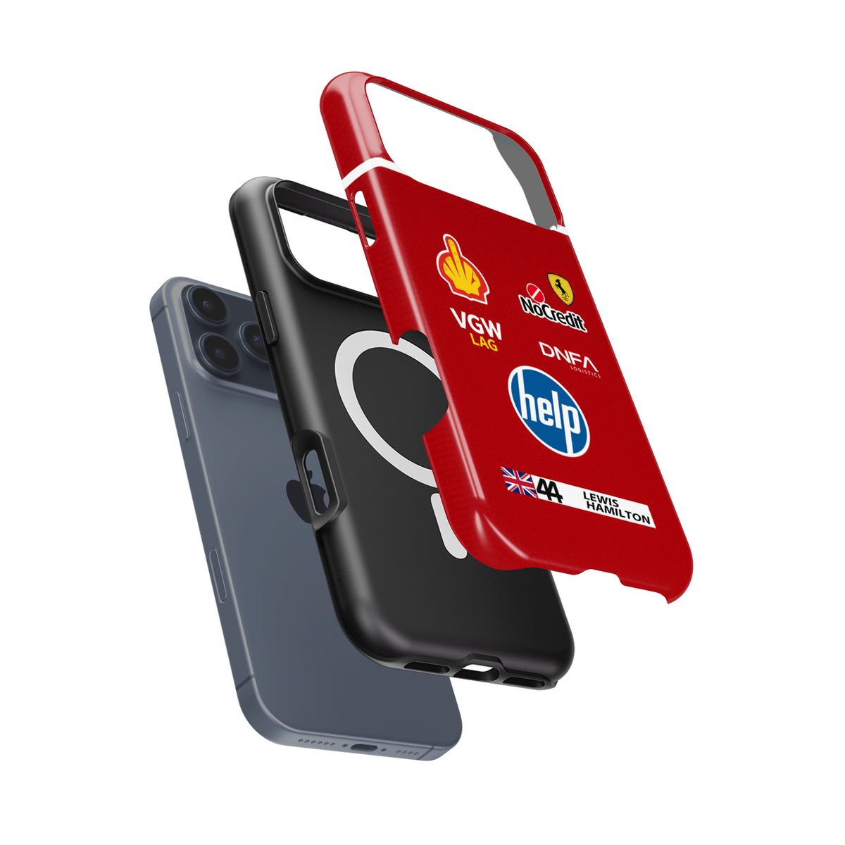 Lewis Hamilton Ferrari Parody Race Suit Phone Case – Satirical “HELP” Edition (Android)