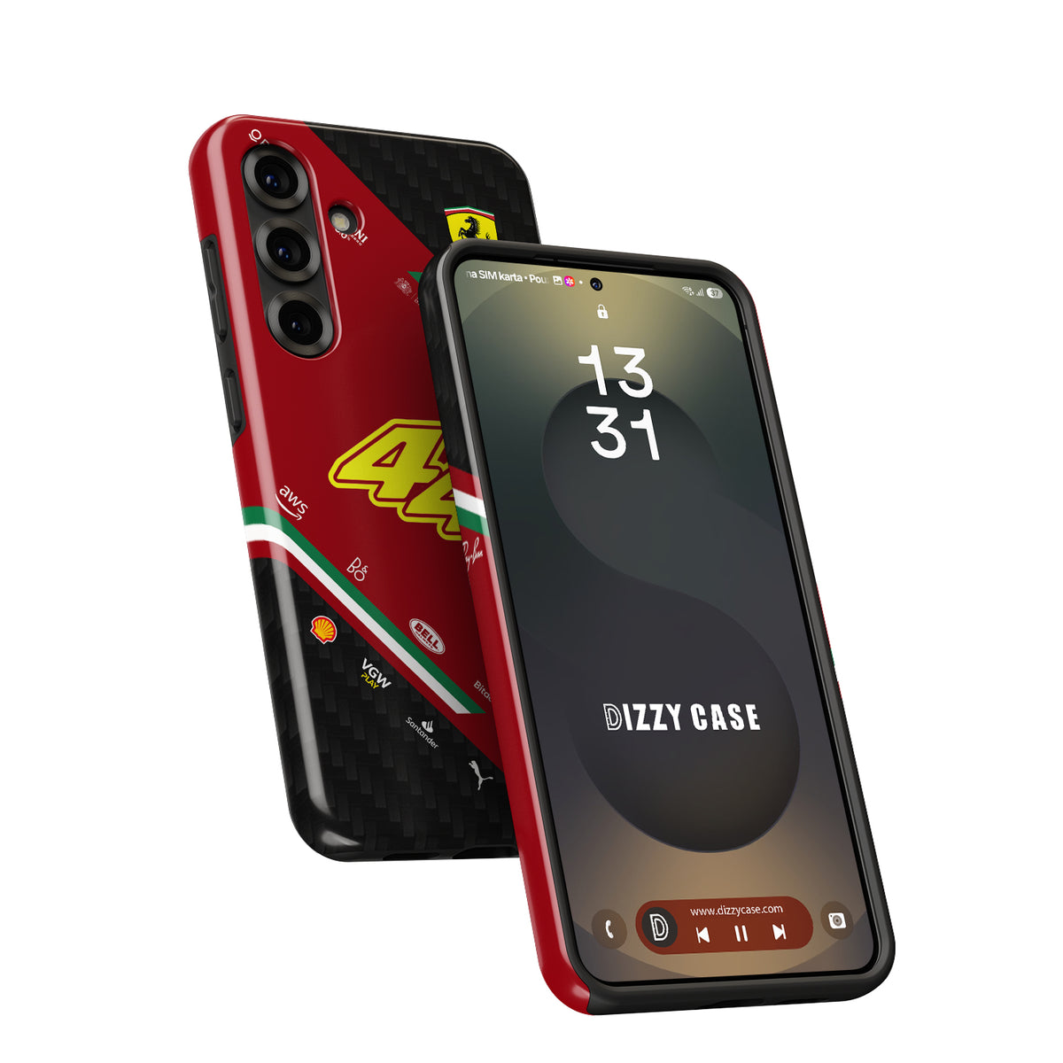 Lewis Hamilton LH44 F1 Samsung Phone Case
