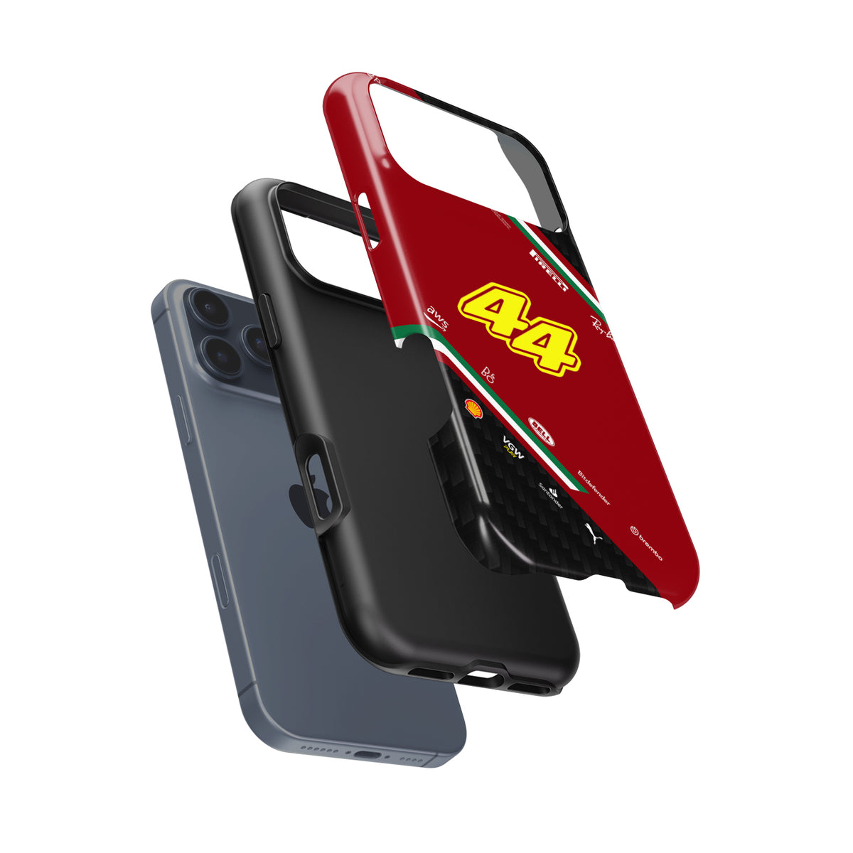 Lewis Hamilton LH44 2025 F1 Formula 1 racing iPhone case view 6