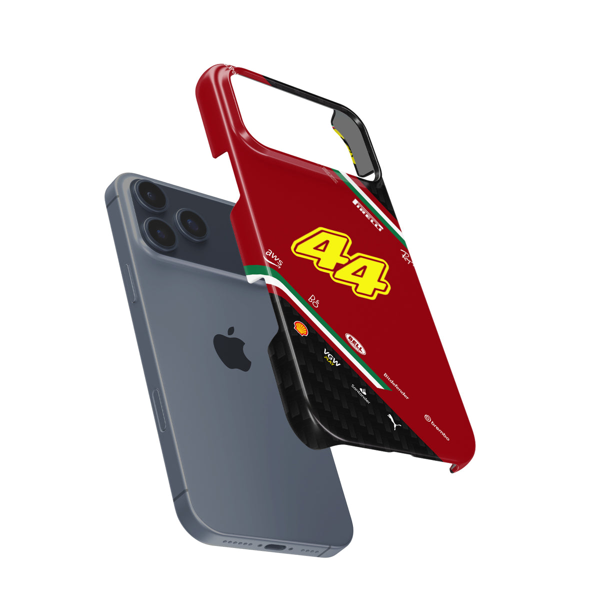 Lewis Hamilton LH44 2025 F1 Formula 1 racing iPhone case view 3