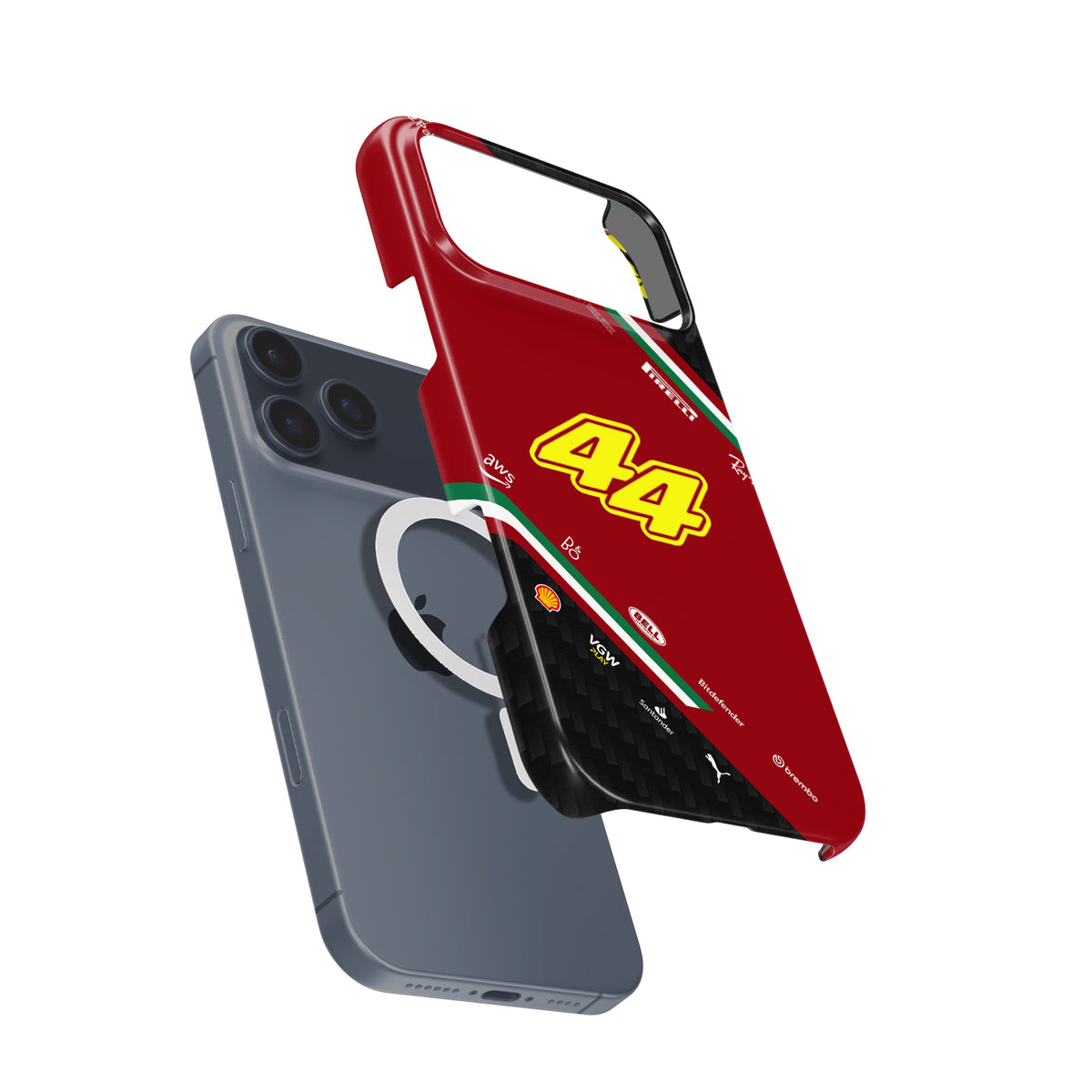 Lewis Hamilton LH44 2025 F1 Formula 1 racing iPhone case view 4