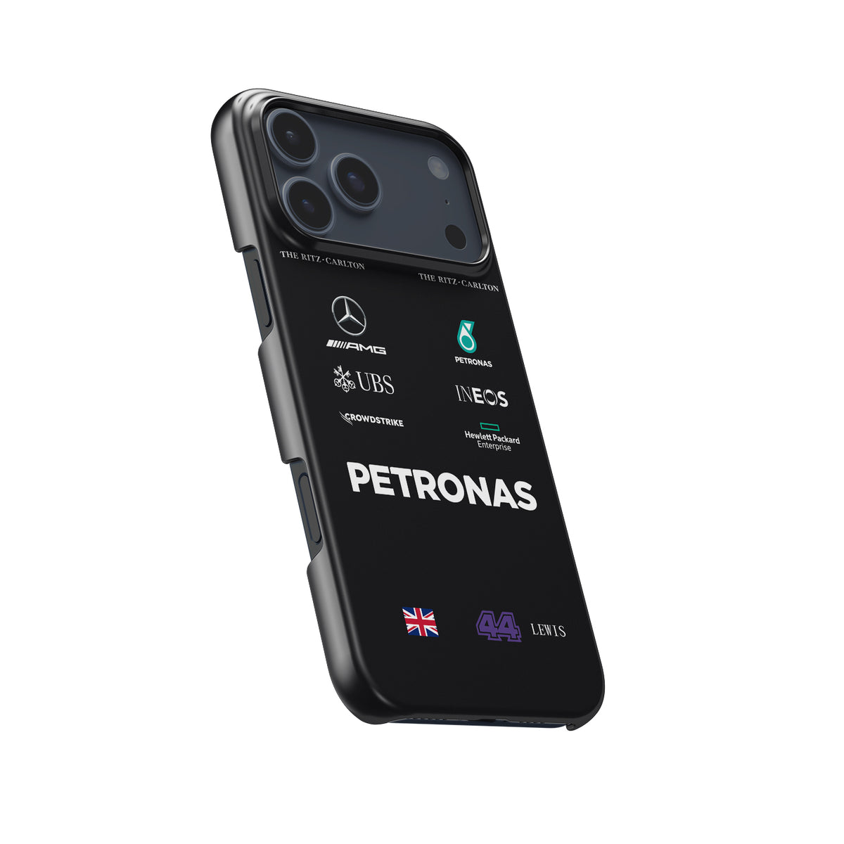 Lewis Hamilton LH44 Mercedes AMG F1 Formula 1 racing iPhone case view 5