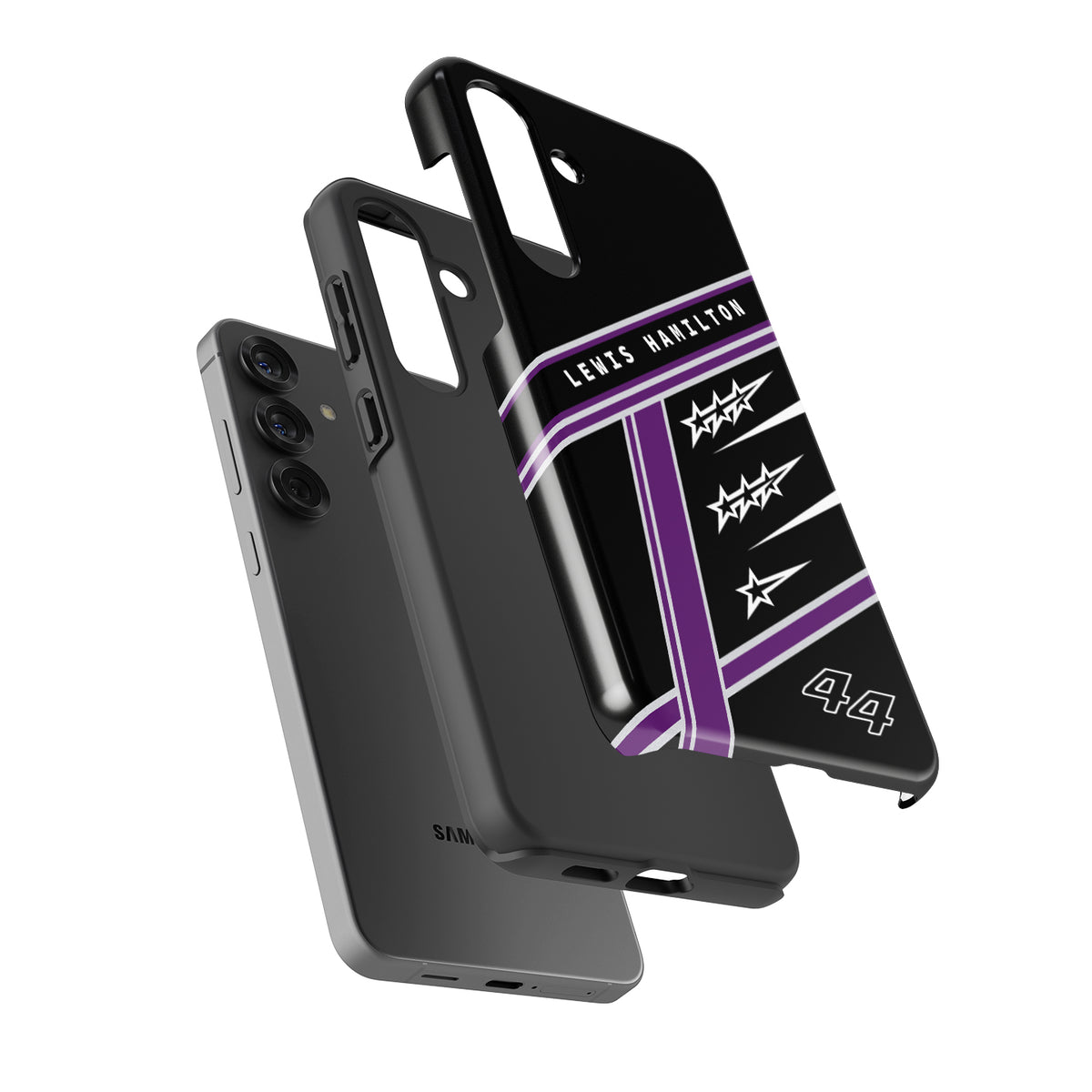 Lewis Hamilton Seven Crowns Samsung Galaxy Case - F1 Champion Edition