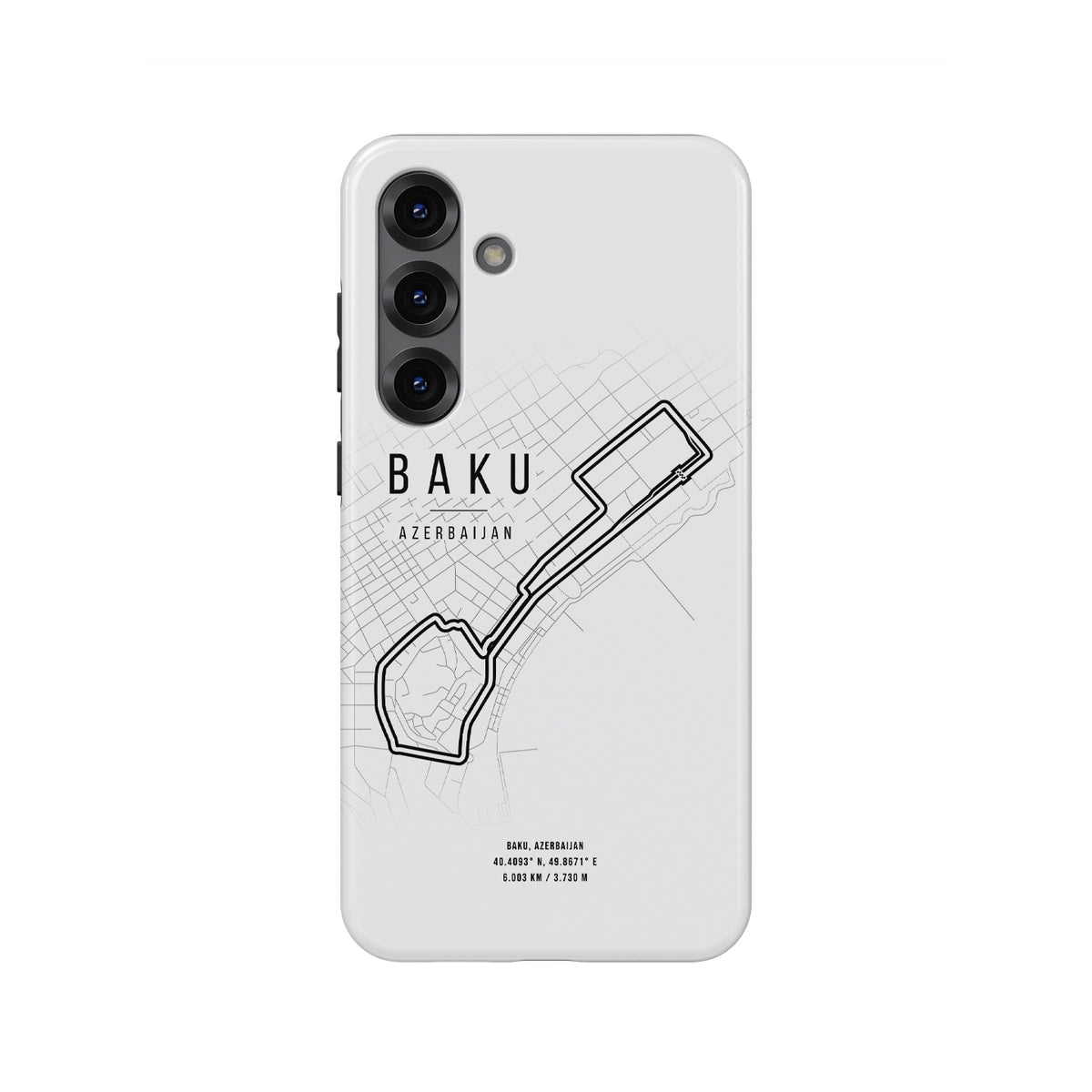 Azerbaijan GP Baku Map Snap Case for Samsung Galaxy