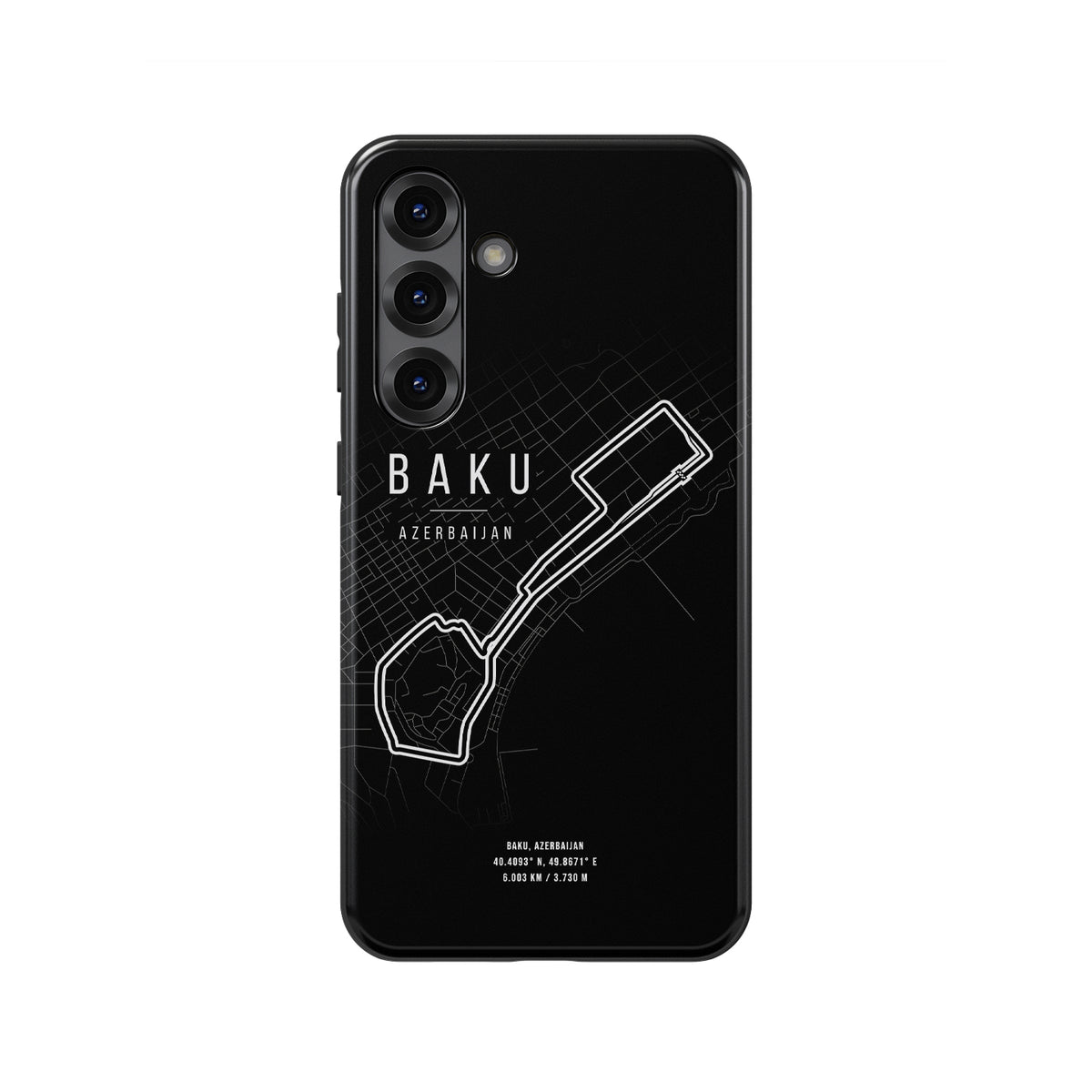 Bold Racing Design - Baku F1 Track Map Samsung Case