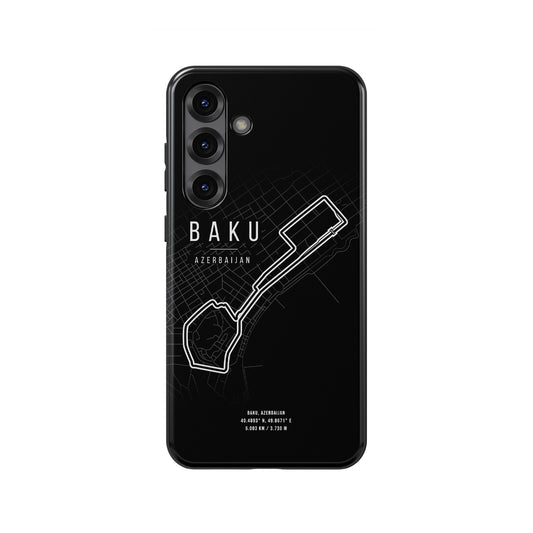 Bold Racing Design - Baku F1 Track Map Samsung Case
