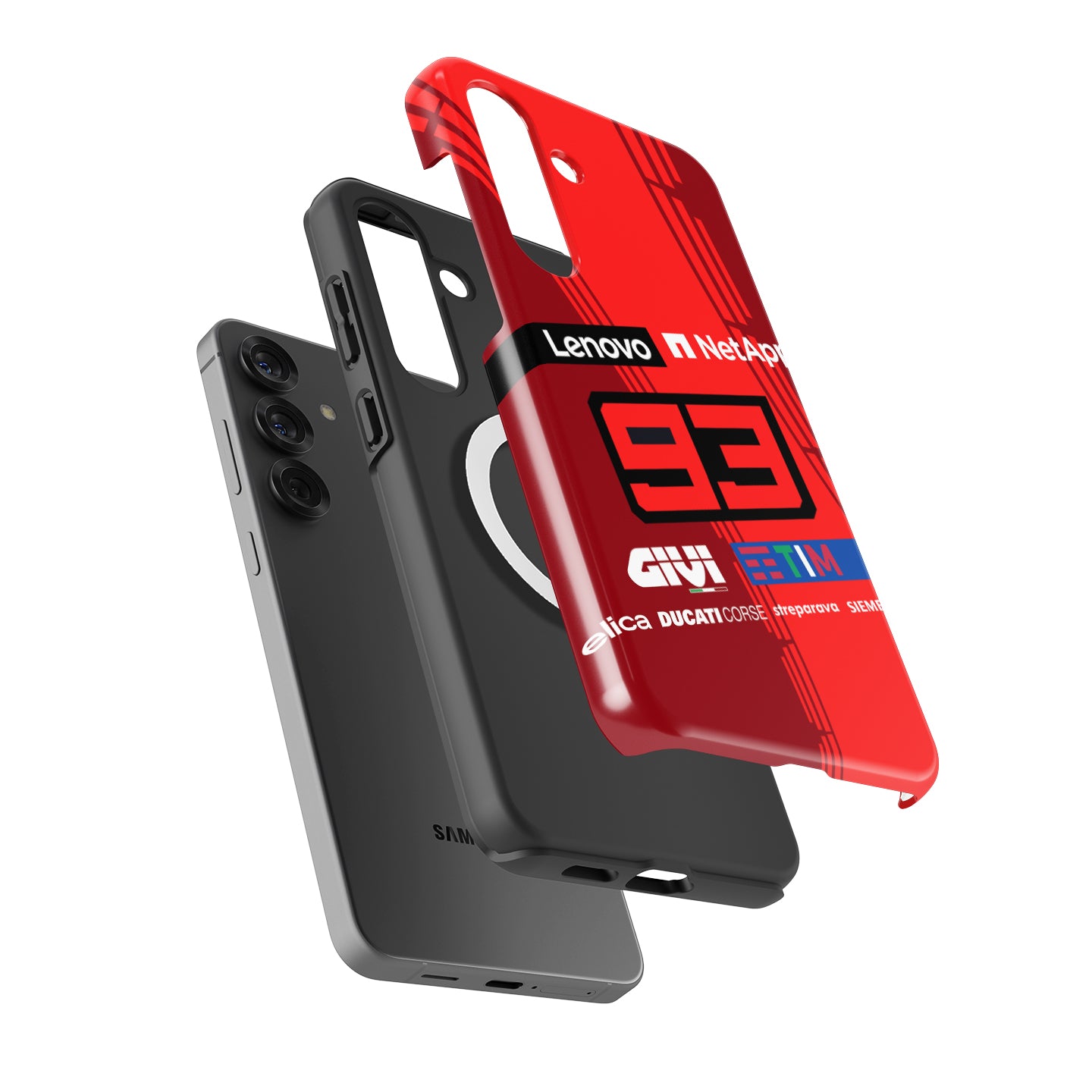 Marc Márquez 93 Ducati Racing Phone Case – MotoGP Inspired Design for Samsung