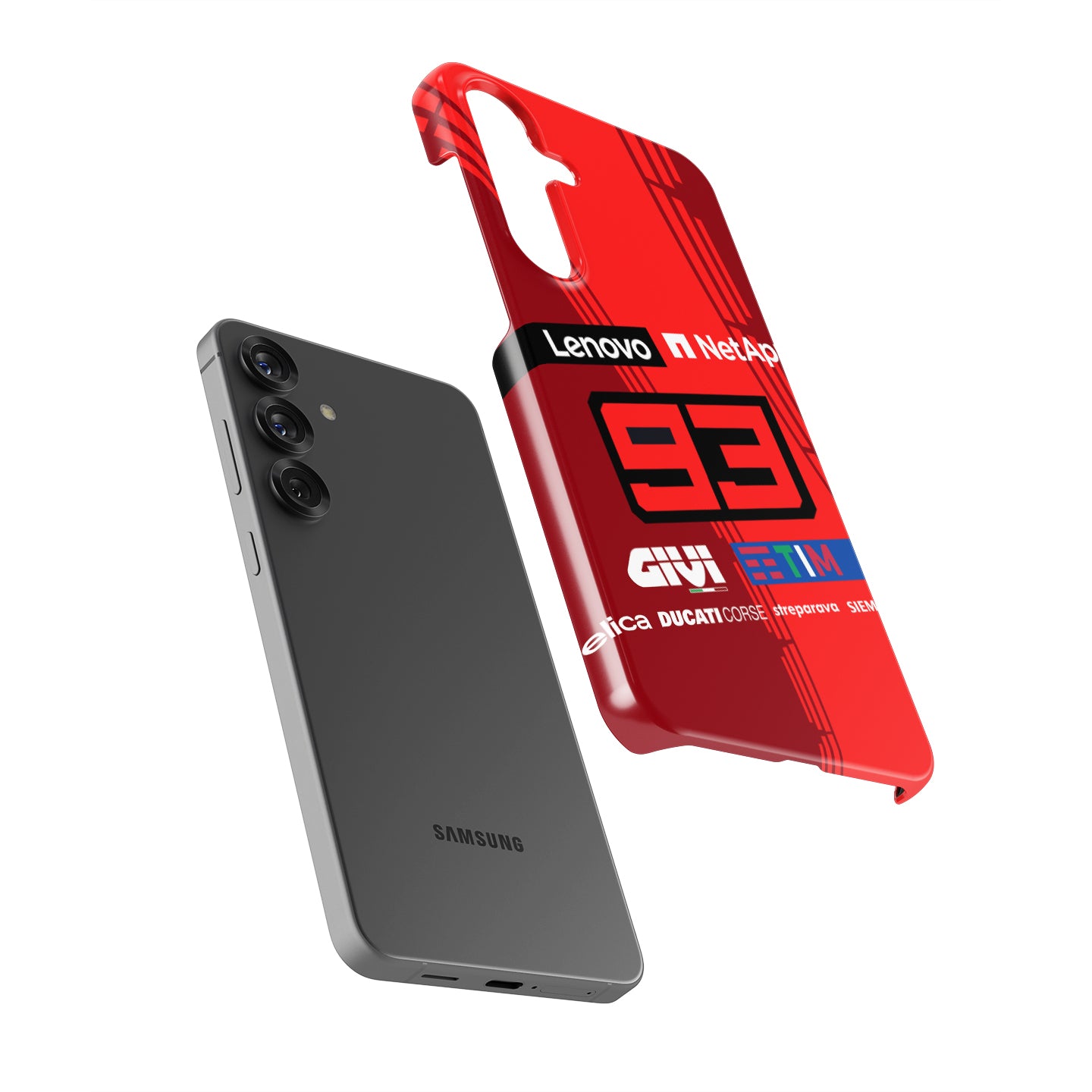 Marc Márquez 93 Ducati Racing Phone Case – MotoGP Inspired Design for Samsung