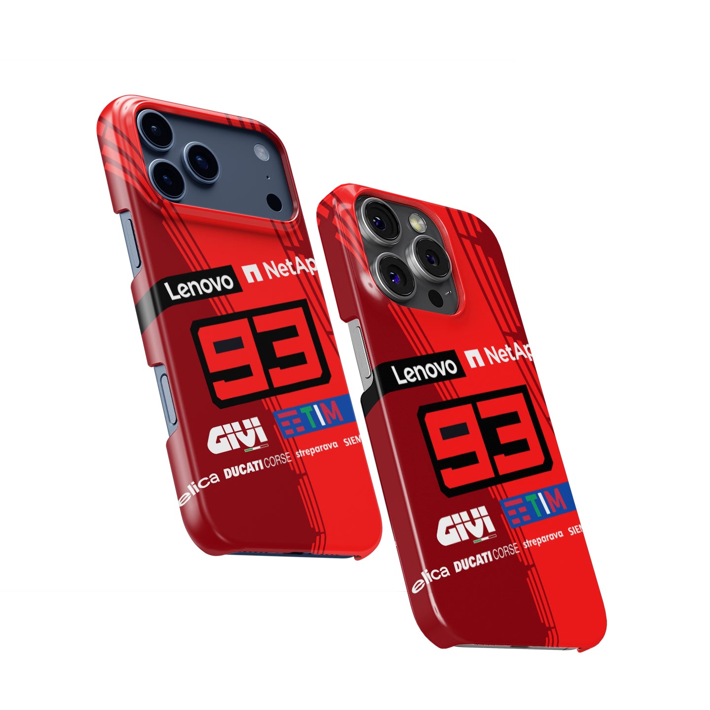 Marc Márquez 93 Ducati Racing Phone Case – MotoGP Rider Design for iPhone