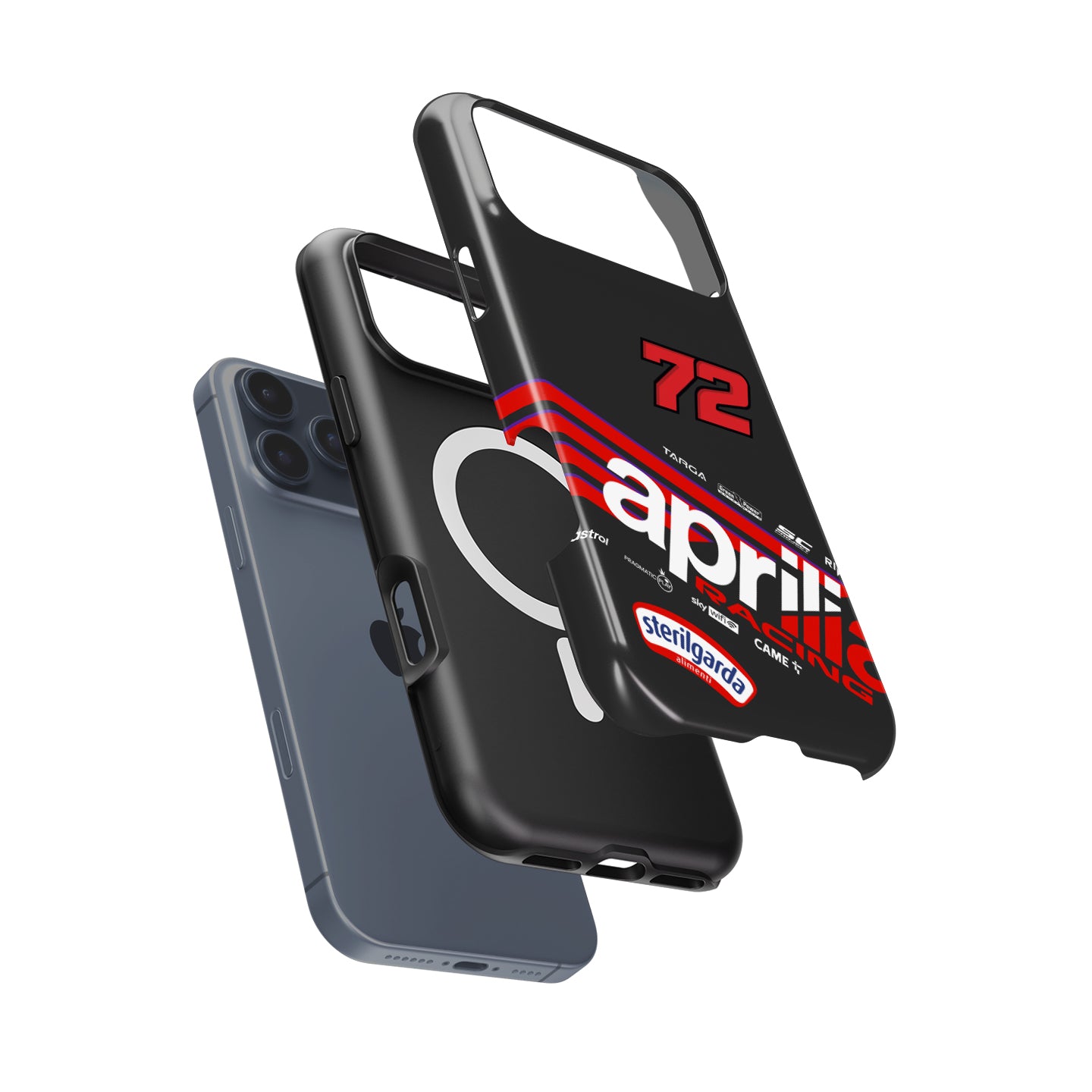 Marco Bezzecchi 2025 MotoGP Phone Case – Aprilia Racing Livery Design for iPhone