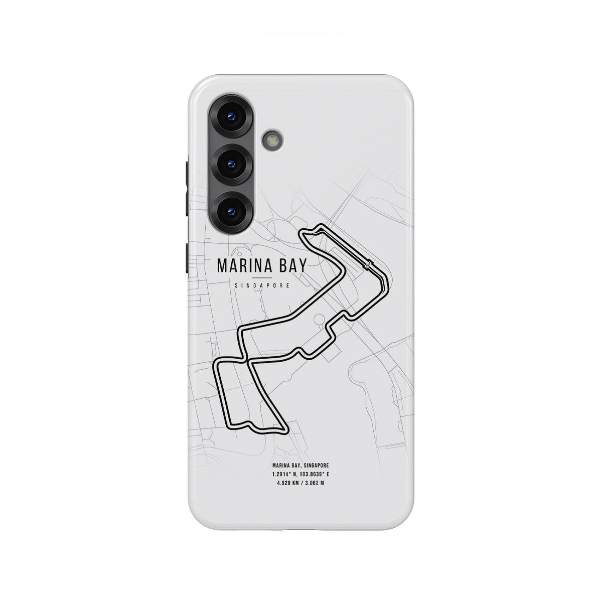 Marina Bay F1 Samsung Case – The Night Race Track Map