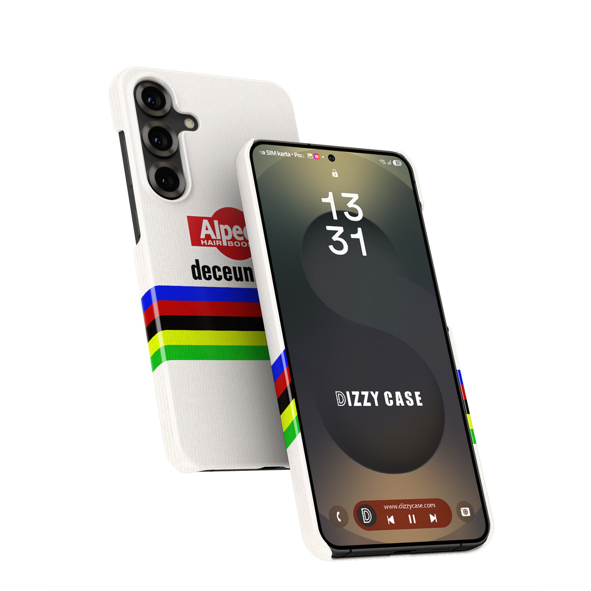 Celebrate Victory: Mathieu van der Poel 2024 World Champion Phone Case