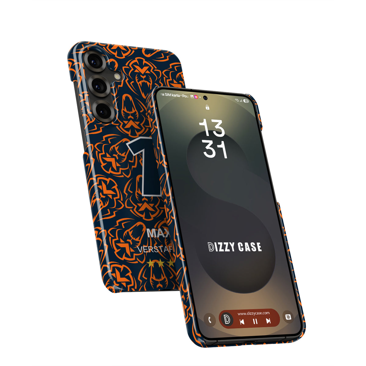 Max Verstappen 2025 F1 Champion Phone Case – Orange Lion Edition (Samsung)