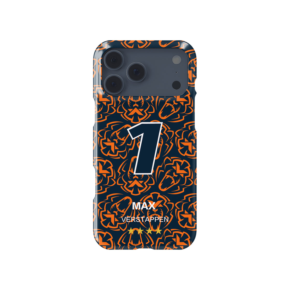 Max Verstappen 2025 F1 Champion – Orange Lion Edition Formula 1 racing iPhone case view 1