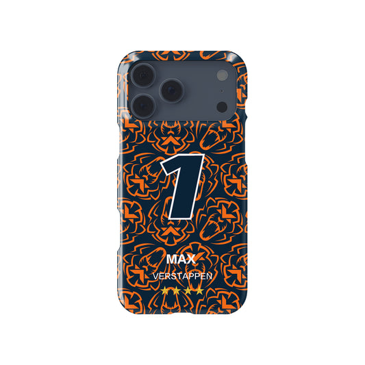 Max Verstappen 2025 F1 Champion – Orange Lion Edition Formula 1 racing iPhone case view 1