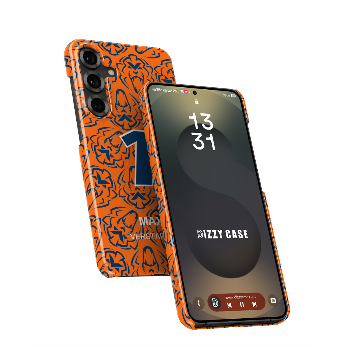 Max Verstappen 2025 F1 Champion Samsung Phone Case – Dutch Pride Edition