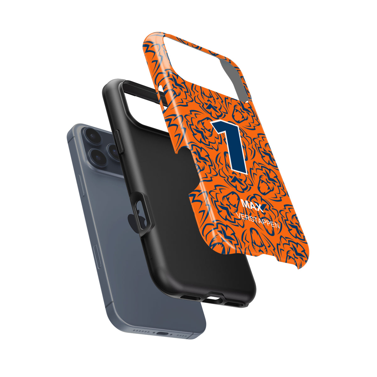 Max Verstappen 2025 F1 Champion Phone Case – Dutch Pride Edition
