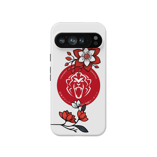 Max Verstappen 2025 F1 Japanese GP Helmet Edition Phone Case – Sakura Spirit Design (Google, Huawei, Xiaomi, OnePlus)