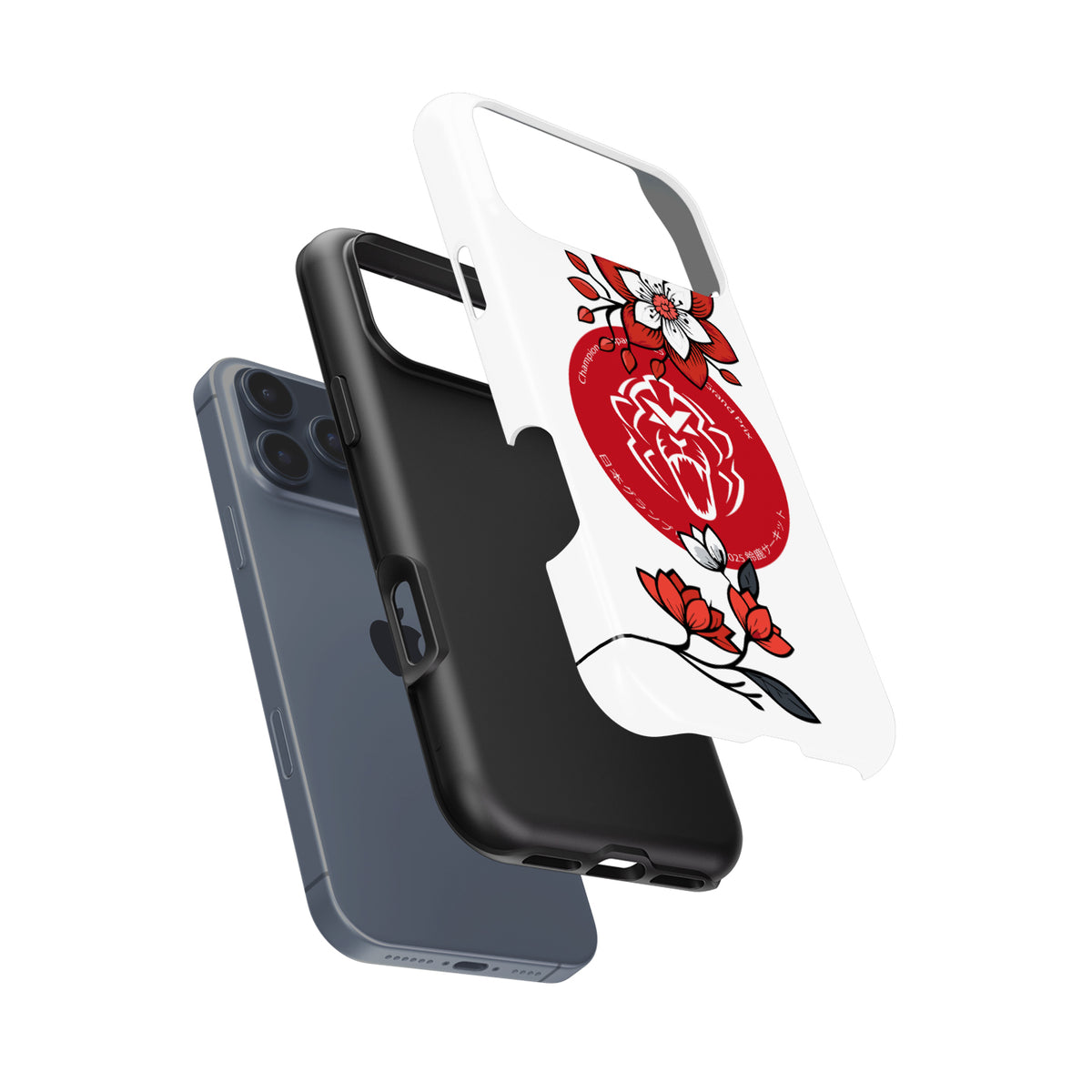 Max Verstappen 2025 F1 Japanese GP Helmet Edition – Sakura Spirit Formula 1 racing iPhone case view 6