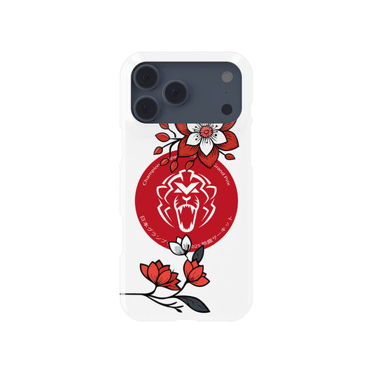 Max Verstappen 2025 F1 Japanese GP Helmet Edition – Sakura Spirit Formula 1 racing iPhone case view 1