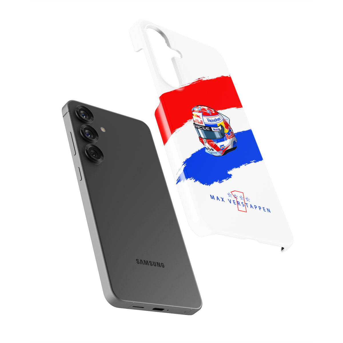 Max Verstappen 2025 Helmet Phone Case – Dutch Heritage F1 Design for Samsung Galaxy