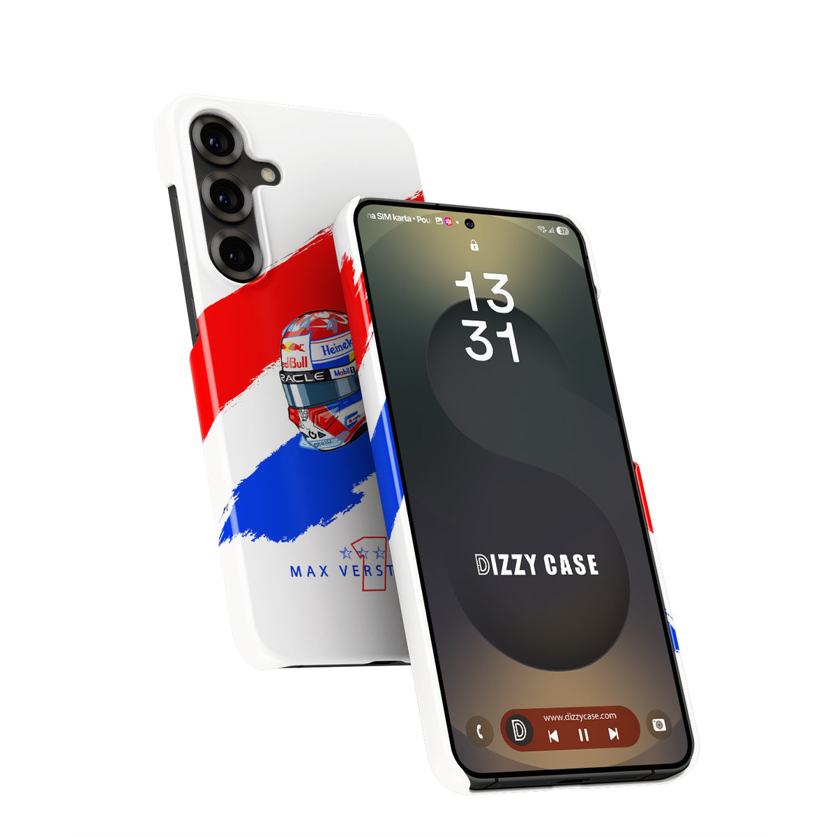Max Verstappen 2025 Helmet Phone Case – Dutch Heritage F1 Design for Samsung Galaxy