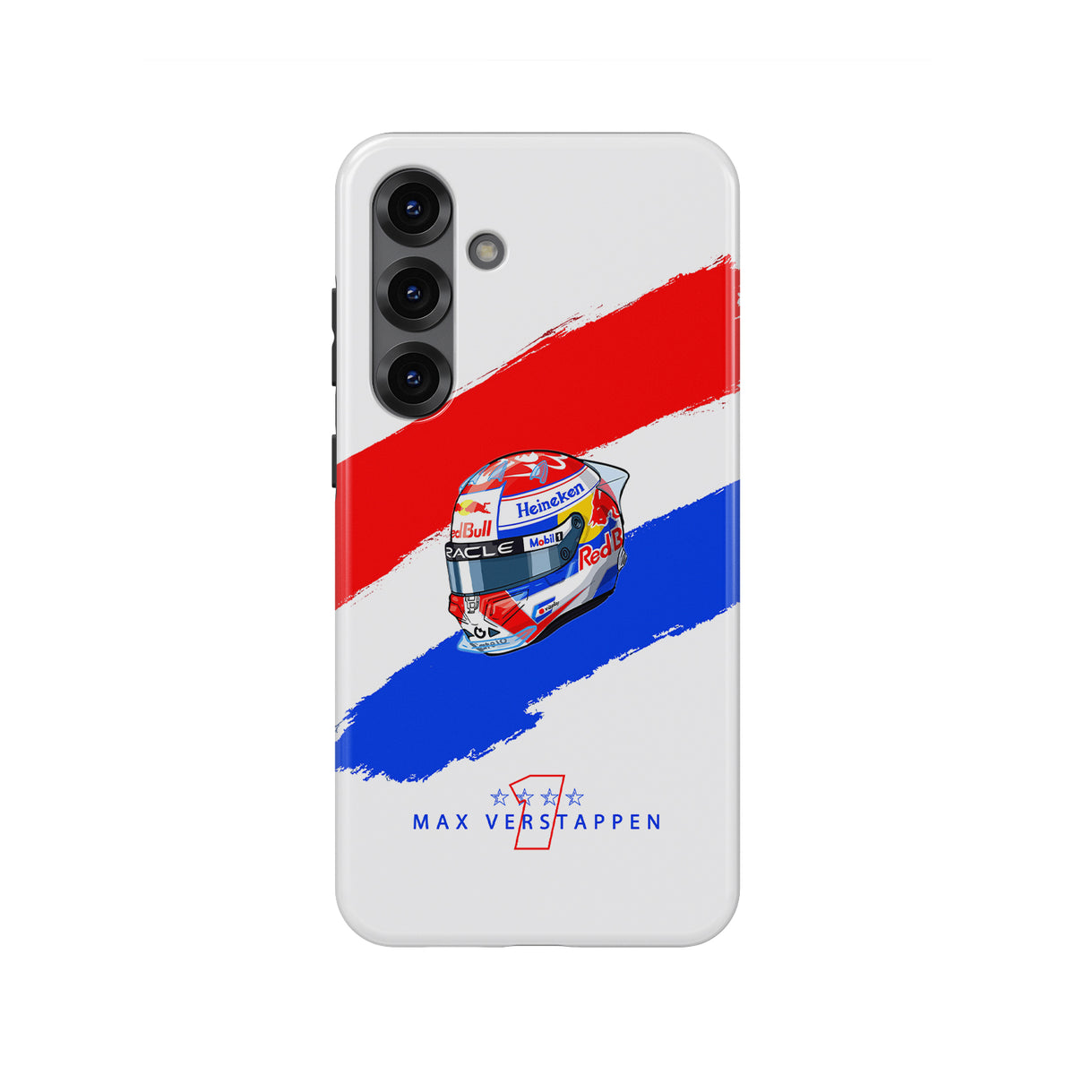 Max Verstappen 2025 Helmet Phone Case – Dutch Heritage F1 Design for Samsung Galaxy