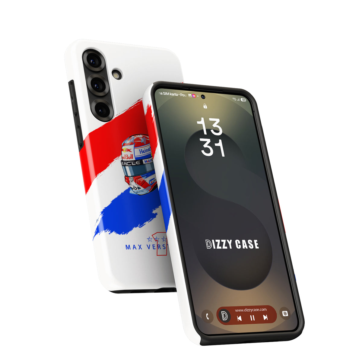 Max Verstappen 2025 Helmet Phone Case – Dutch Heritage F1 Design for Samsung Galaxy