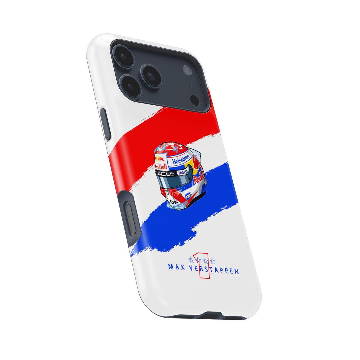 Max Verstappen 2025 Helmet – Dutch Heritage Edition Formula 1 racing iPhone case view 8
