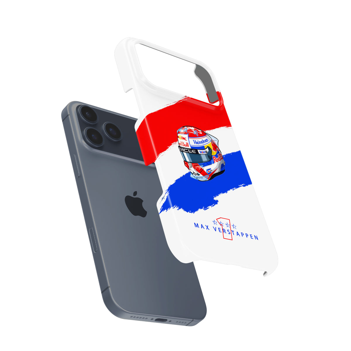 Max Verstappen 2025 Helmet – Dutch Heritage Edition Formula 1 racing iPhone case view 3