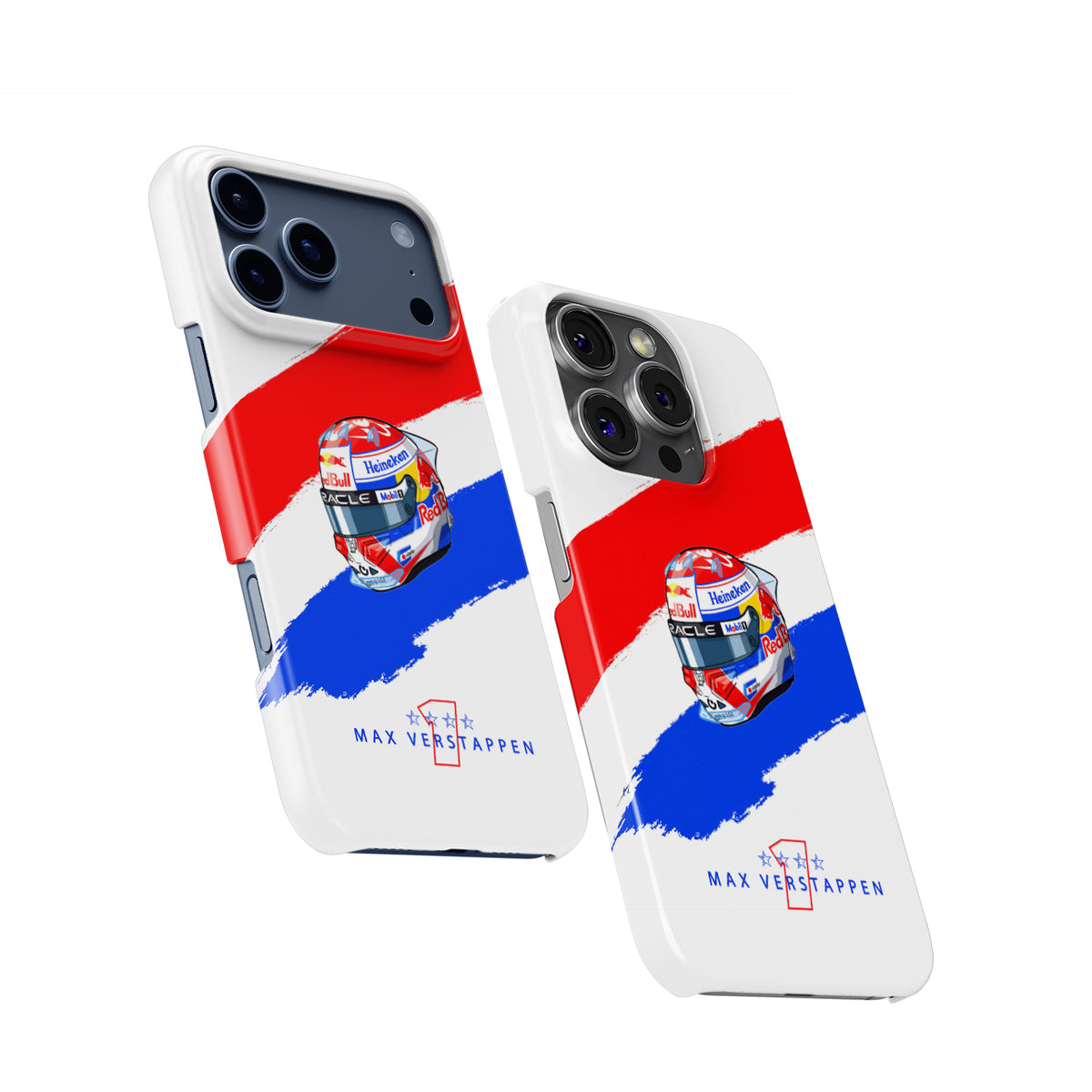 Max Verstappen 2025 Helmet – Dutch Heritage Edition Formula 1 racing iPhone case view 2