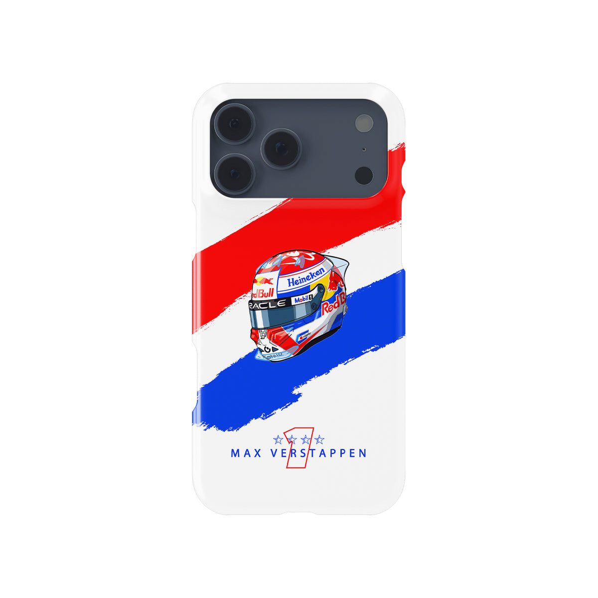 Max Verstappen 2025 Helmet – Dutch Heritage Edition Formula 1 racing iPhone case view 1
