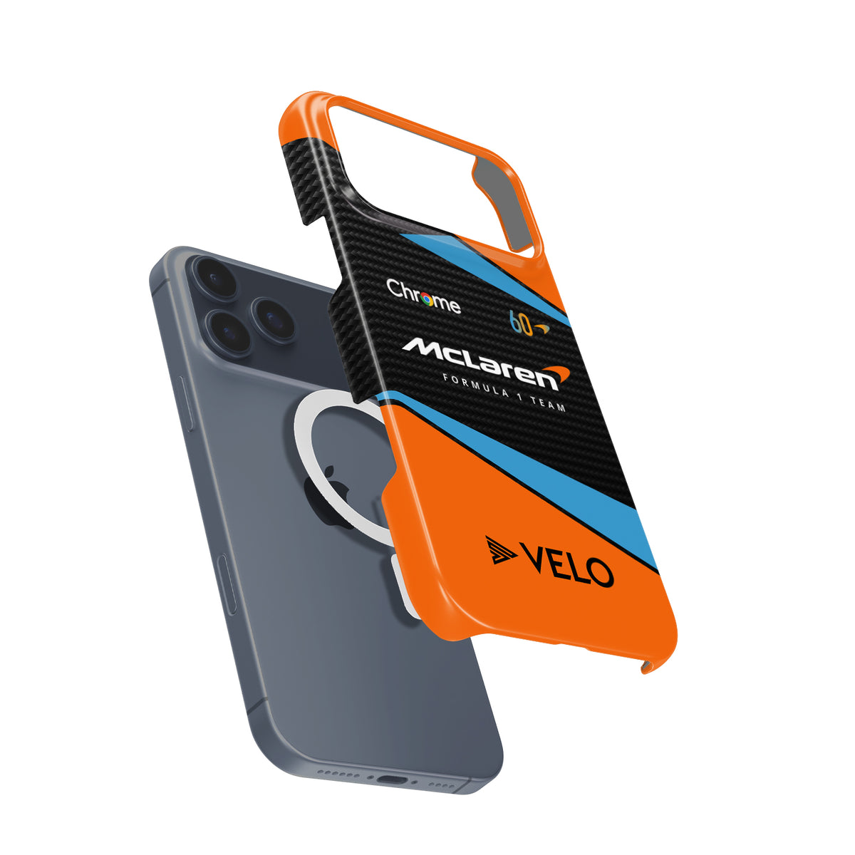 McLaren MCL60 2023 F1 Livery Formula 1 racing iPhone case view 4