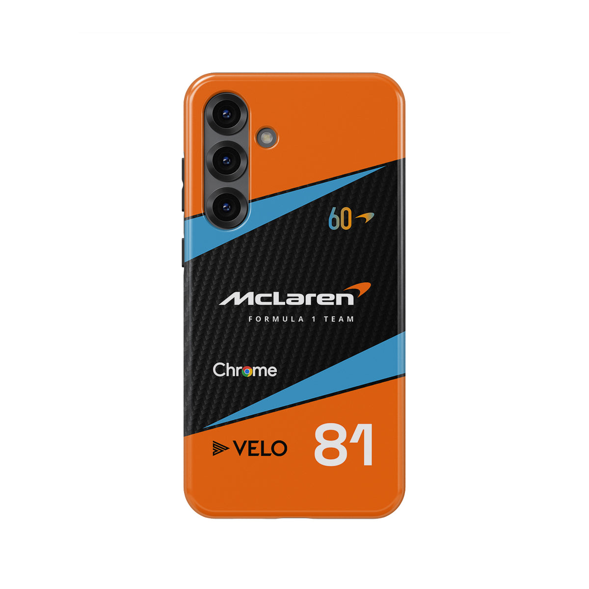 Iconic Piastri MCL60 Livery Case – Samsung-Compatible