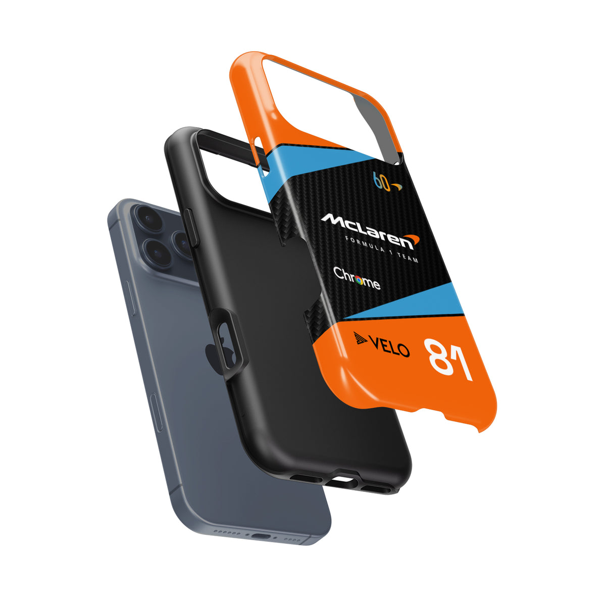 McLaren F1 Legacy Case – Oscar Piastri Livery for Google, Xiaomi, OnePlus, Huawei