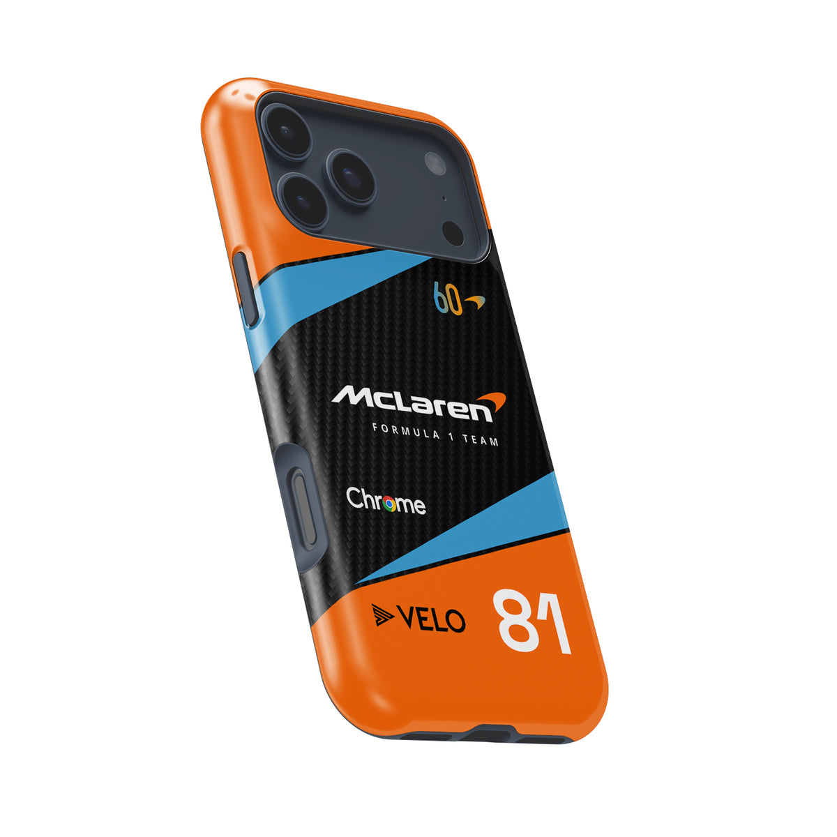 McLaren MCL60 Oscar Piastri Formula 1 racing iPhone case view 8