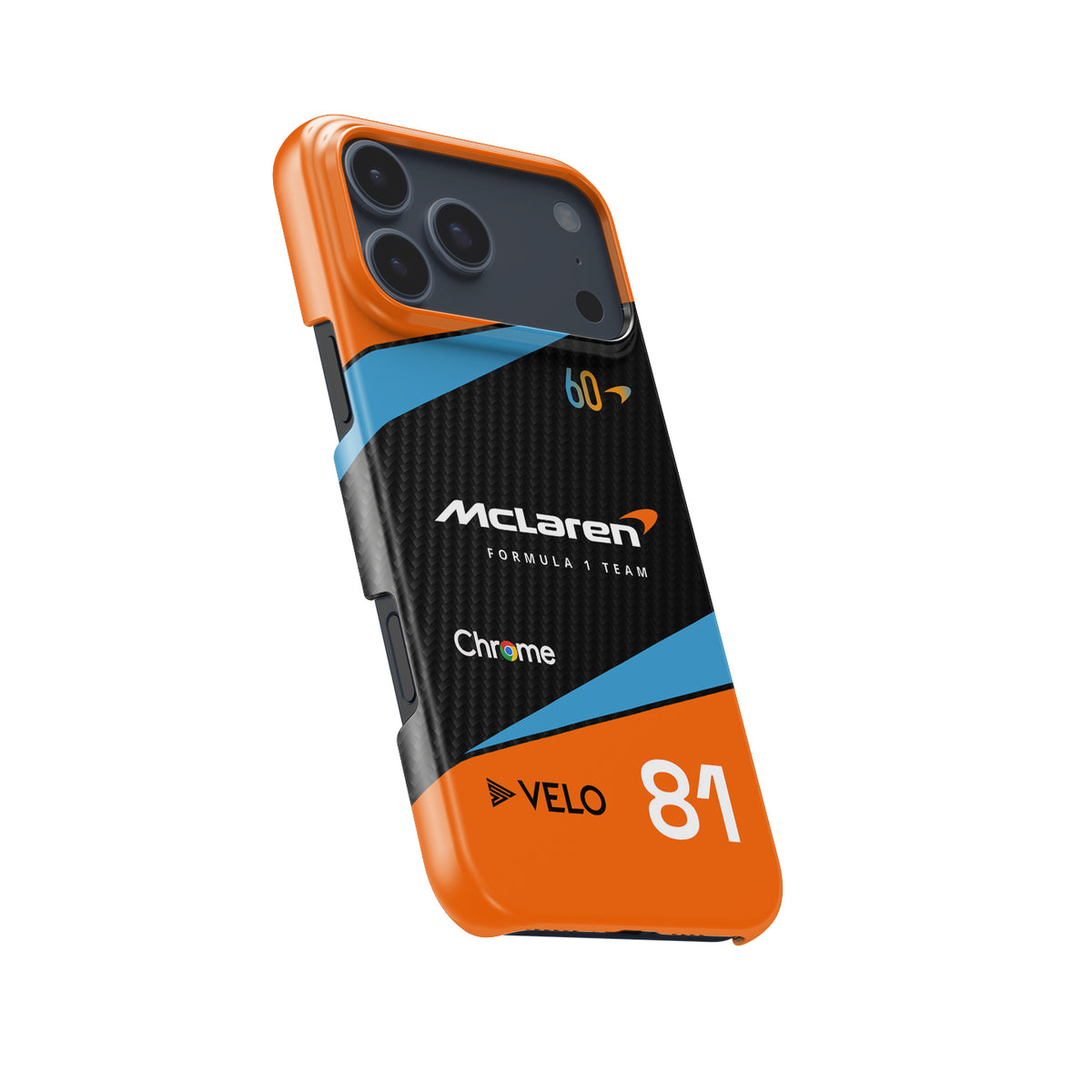 McLaren MCL60 Oscar Piastri Formula 1 racing iPhone case view 5