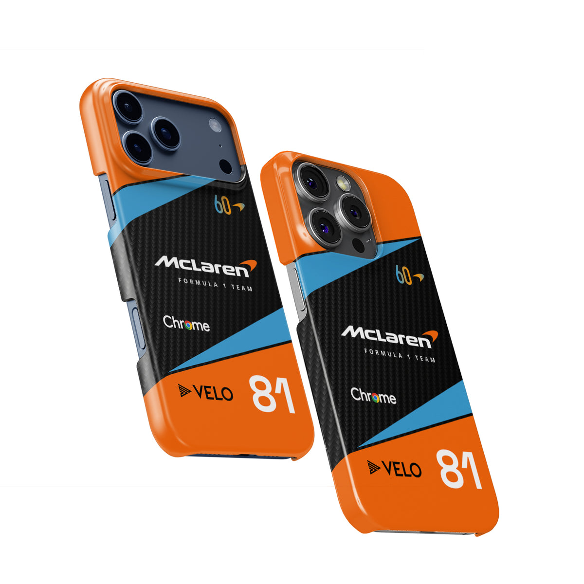 McLaren MCL60 Oscar Piastri Formula 1 racing iPhone case view 2