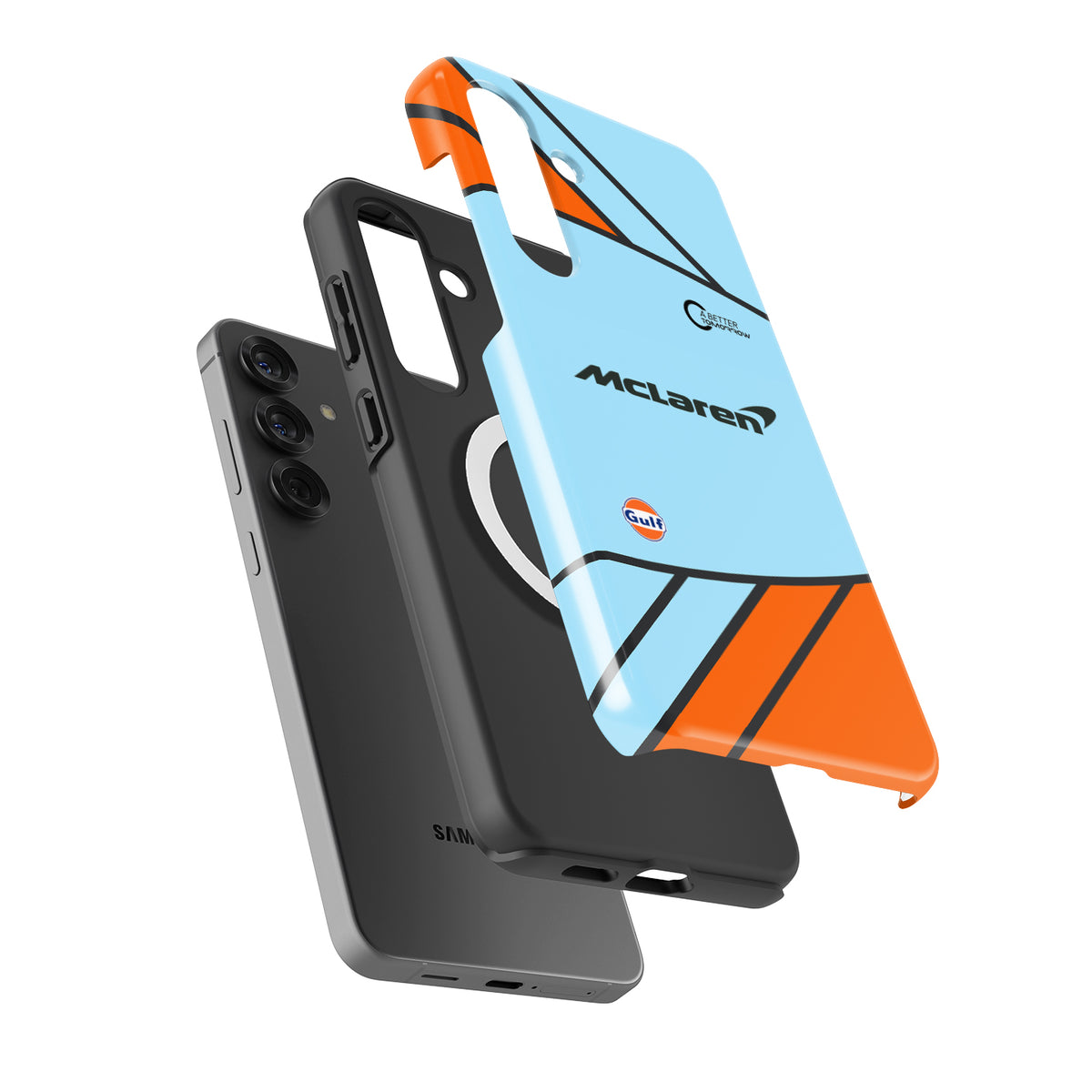 McLaren MCL35M Gulf Livery Case - Samsung Galaxy Series