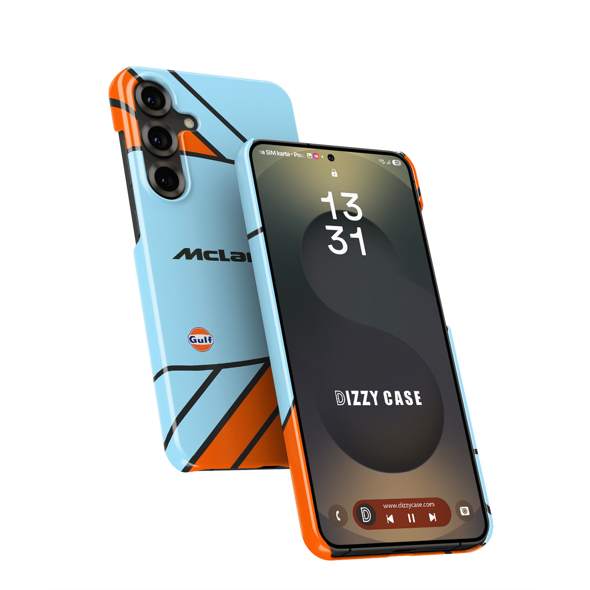 McLaren MCL35M Gulf Livery Case - Samsung Galaxy Series
