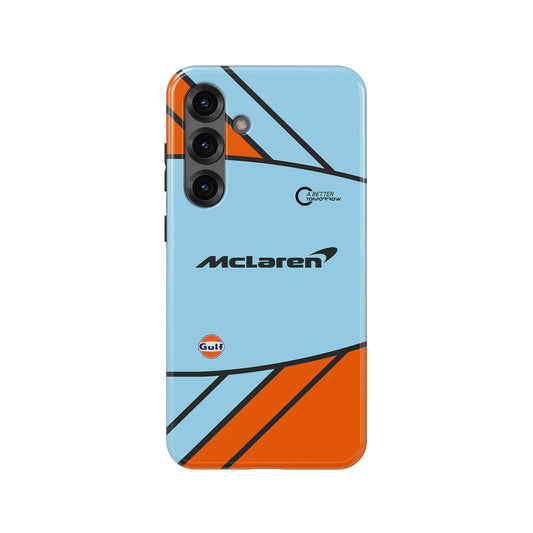 McLaren MCL35M Gulf Livery Case - Samsung Galaxy Series