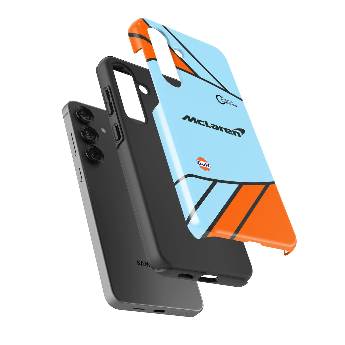 McLaren MCL35M Gulf Livery Case - Samsung Galaxy Series