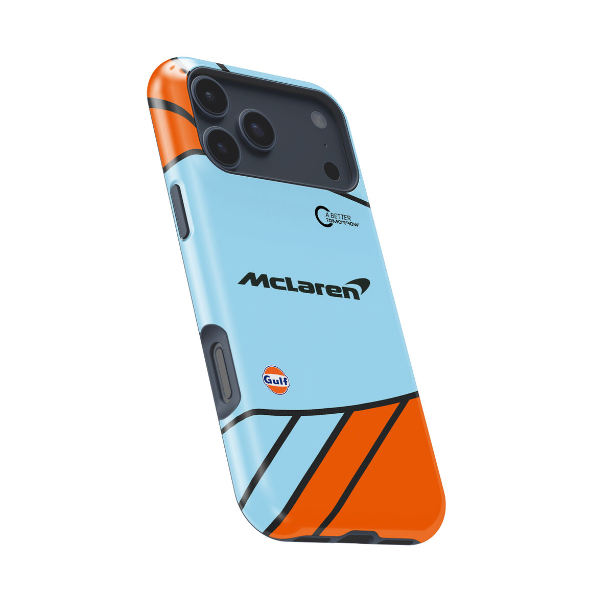 McLaren MCL35M Gulf Livery Monaco 2021 Formula 1 racing iPhone case view 8