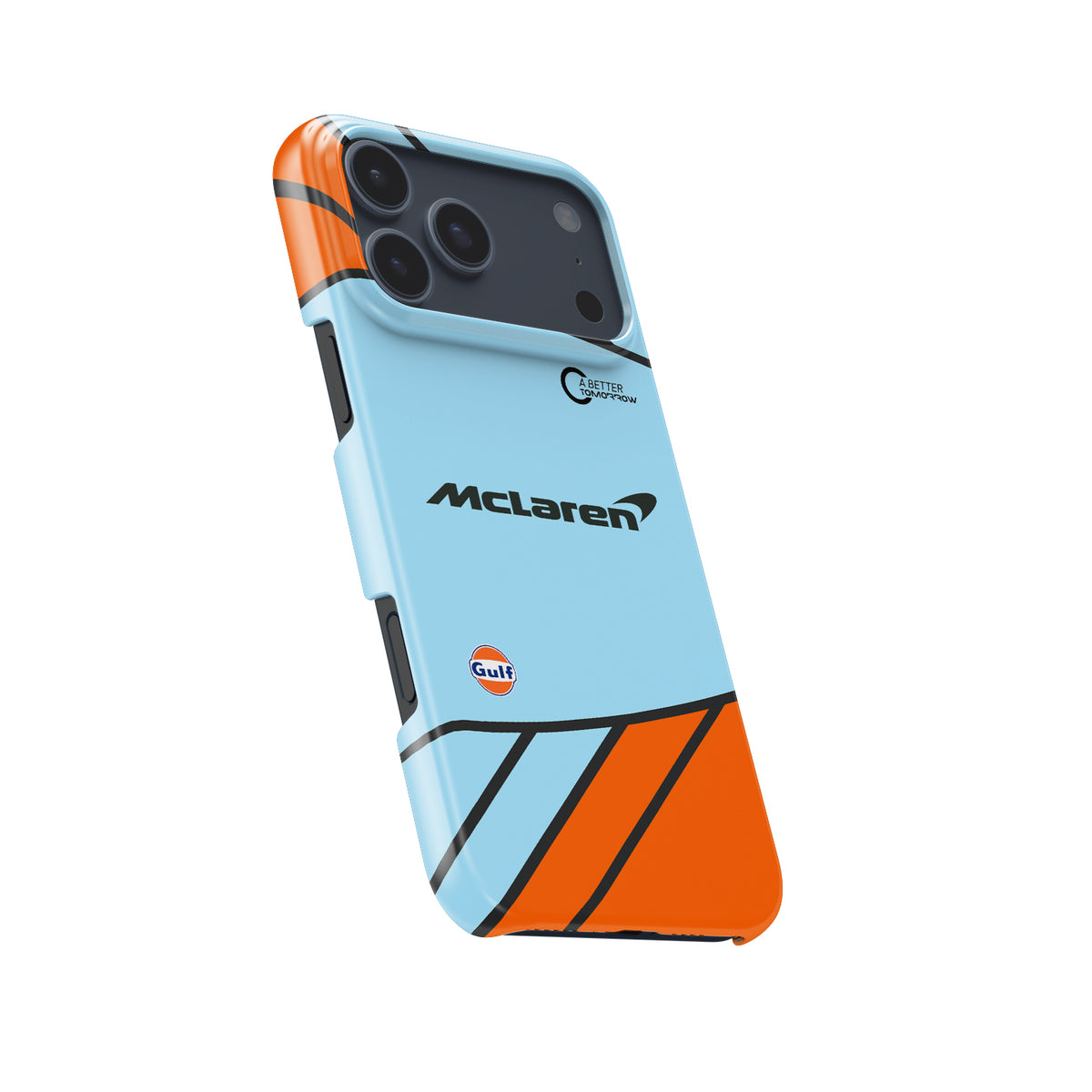 McLaren MCL35M Gulf Livery Monaco 2021 Formula 1 racing iPhone case view 5